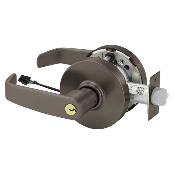 Sargent Electrified Cylindrical Lock, Fail Secure, 24V, LL Design, RX Switch, Oil Rubbed Bronze RX28-10G71-24V LL 10B